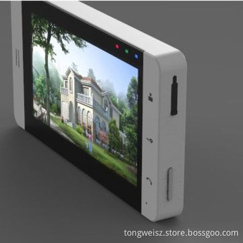 Wired Video Doorphone with Recording Monitor and Touch Button